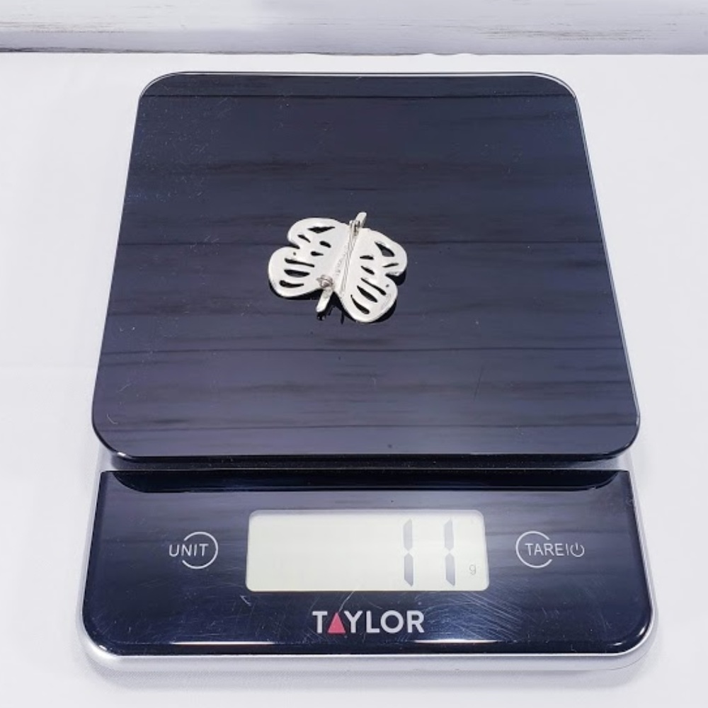 Vintage Taxco Sterling Butterfly Brooch - Picture 8 of 8